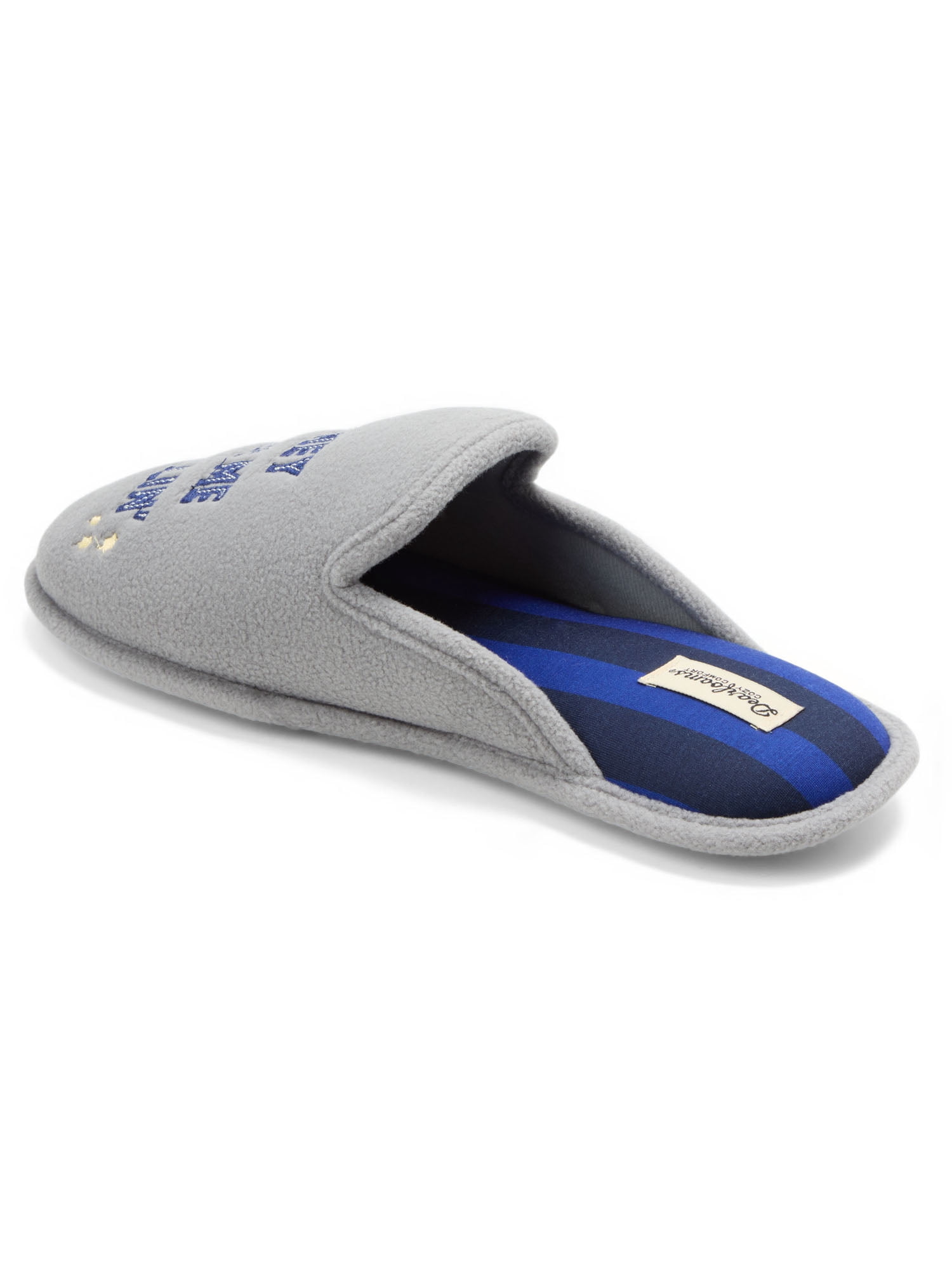 Dearfoams Cozy Comfort Men's Holiday Novelty Scuff Slip On Slippers