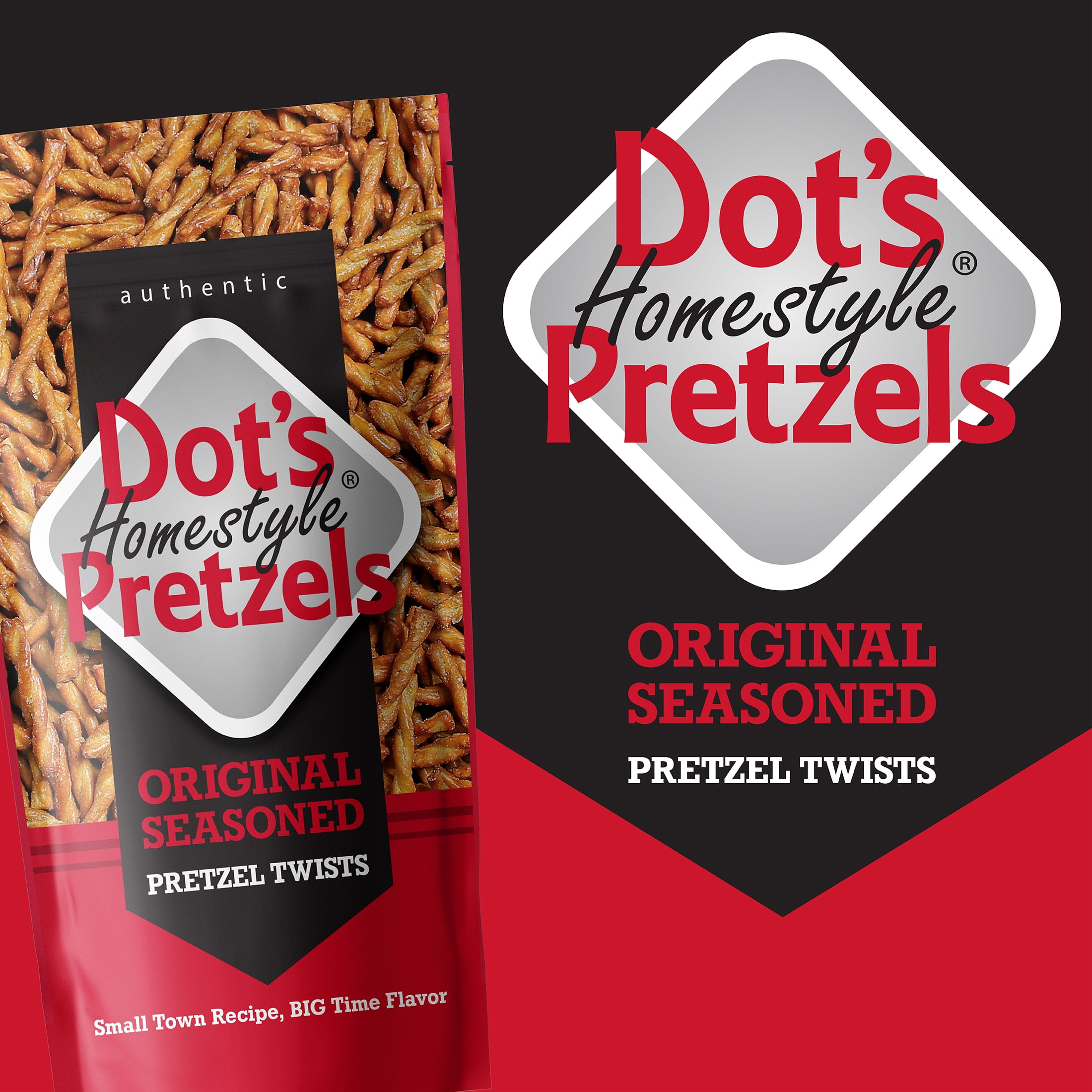 Dot's Pretzels Original Seasoned Pretzel Twists, 1.5 oz, 12 Count