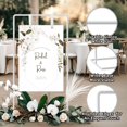 thumbnail image 5 of Soporte para letreros de boda Furosa, ajustable con paquete de diseño, blanco, 5 of 5