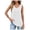 White, variant on Chbgutlmr Womens Tank Tops Sleeveless V Neck Ruched Front T-Shirts Casual Loose Summer Comfy Plain Tee Tops