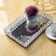 thumbnail image 4 of Bandeja de tocador de cristal espejado, bandeja decorativa adornada con perfume y baratijas B-30x20x5cm, 4 of 8