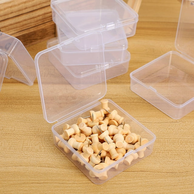 unbranded 50Ud Caja Transparente Con Tapa Para Guardar Abalorios Y Artículos De Artesanía