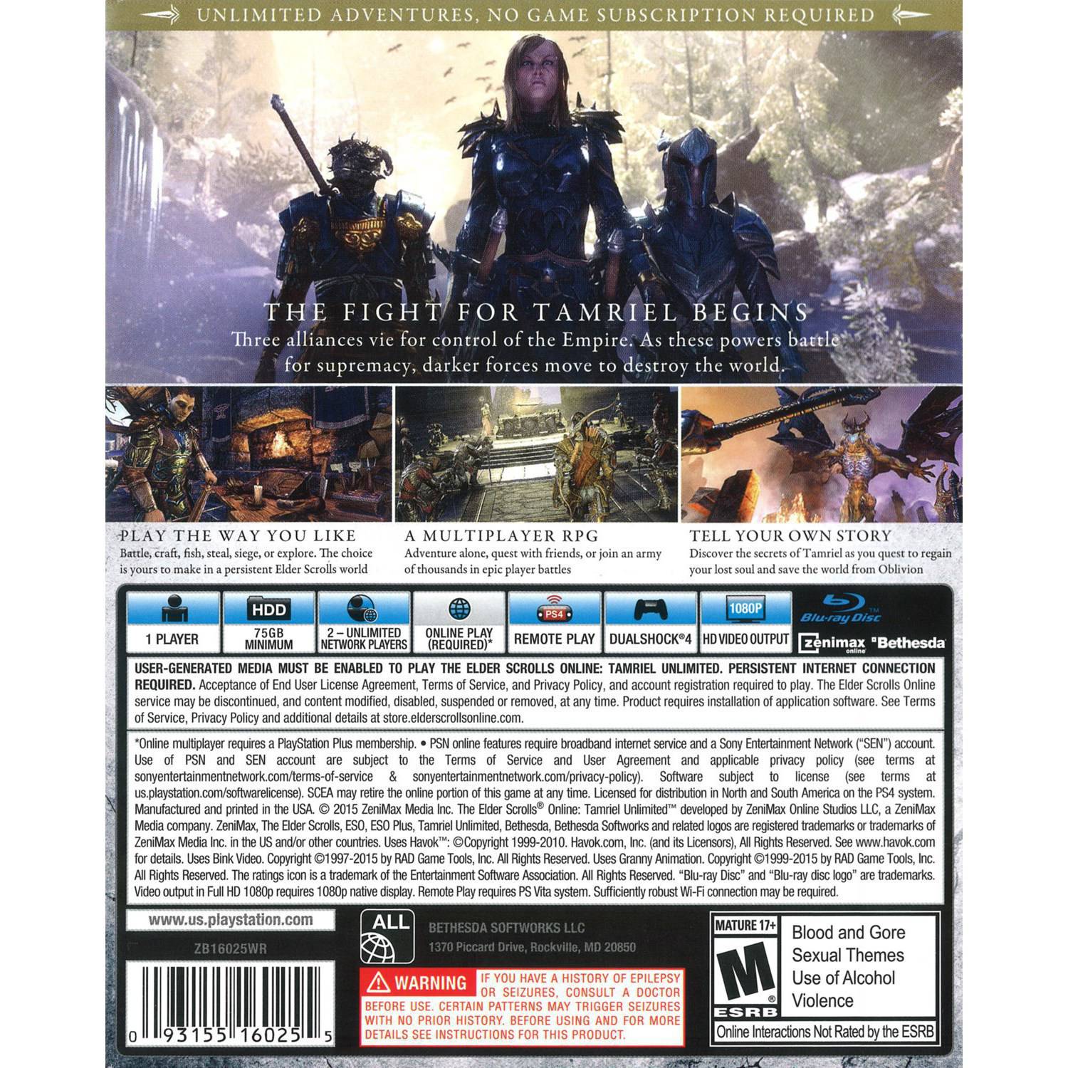 Elder Scrolls Online (PS4) - image 2 of 7