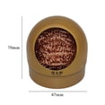 thumbnail image 4 of figatia Soldering Iron Tip Cleaner, Heavy Duty Coiled Brass Wire Sponge with Base Holder, 4 of 5