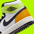 thumbnail image 5 of Ni - ke Ni - ke Air Jordan 1 Retro High G Golf Volt Gold White Black DQ0660-105 sz 8.5 Men, 5 of 5