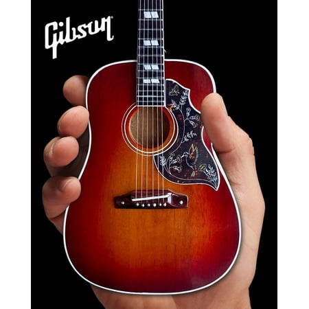 Axe Heaven Gibson Hummingbird Vintage Cherry Sunburst Mini Acoustic Guitar Replica Collectible GG-631