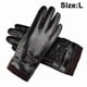thumbnail image 2 of Winter Leather Gloves for Women, Wool Fleece Lined Warm Gloves, Touch Screen, 2 of 4