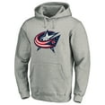 thumbnail image 2 of Men's Gray Columbus Blue Jackets Primary Logo Pullover Hoodie, 2 of 3