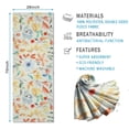 thumbnail image 2 of Pioneer Flower Floral Print Pattern Hot Yoga Mat Towel Non Slip for Hot Yoga - Quick-Drying Yoga Mat Cover with 4 Corner Pockets with Travel Bag - Hot Yoga Towel Non Slip 70"x26", 2 of 6