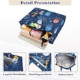 thumbnail image 3 of FORMRS Womens Corduroy Tote Bag Crossbody Shoulder Handbag with Pocket, Blue Jellyfish, 3 of 7