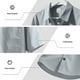 thumbnail image 5 of Blusa y camisa de manga corta con cuello vuelto para hombre, de verano, de color liso, de manga corta, con solapa y botones, estilo cárdigan, con bolsillo, blusa de moda, camisa de poliéster para homb, 5 of 9