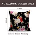thumbnail image 2 of LALILO Throw Pillow Covers Floral With Watercolor Floral Flower Beautiful Cushion Cover 18" x 18", 2 Pack, 2 of 6