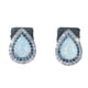 thumbnail image 2 of Elegante Pendientes de la gota con el ópalo blanco único ligero de la joyería del oído para las mujeres, 2 of 8