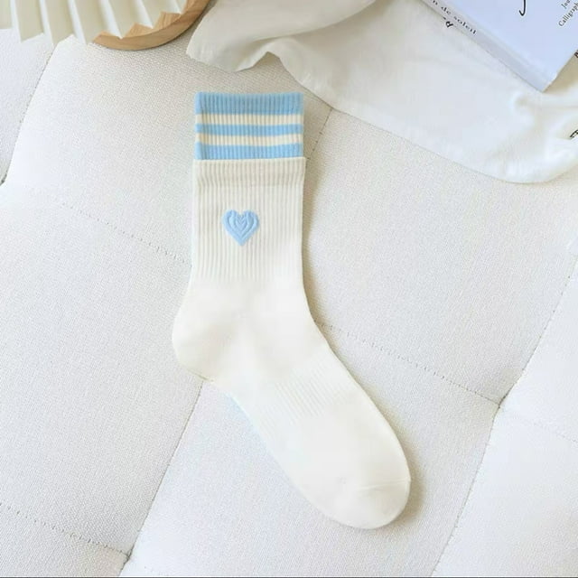 Nvzi 3 Pairs Women's Thin Cotton Socks,Soft Cotton Bootie Socks Women Above Ankle Crew Socks (White)