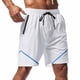 thumbnail image 5 of Pantalones Elásticos de la Cintura de los Hombres de Color Sólido Moda Casual con Bolsillos Encaje de la Cintura Pantalones Cortos, Pantalones Cómodos para Diarios, 5 of 8