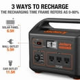 thumbnail image 3 of Jackery Explorer 1000 Portable Power Station (Verified Refurbished), 3 of 7