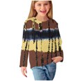 thumbnail image 5 of Gpaecead Girls 2025 Spring Shirts Long Sleeve Prints Shirts Cute Crewnecks Tops Dressy Casual Blouses Clothes Yellow, 5 of 6