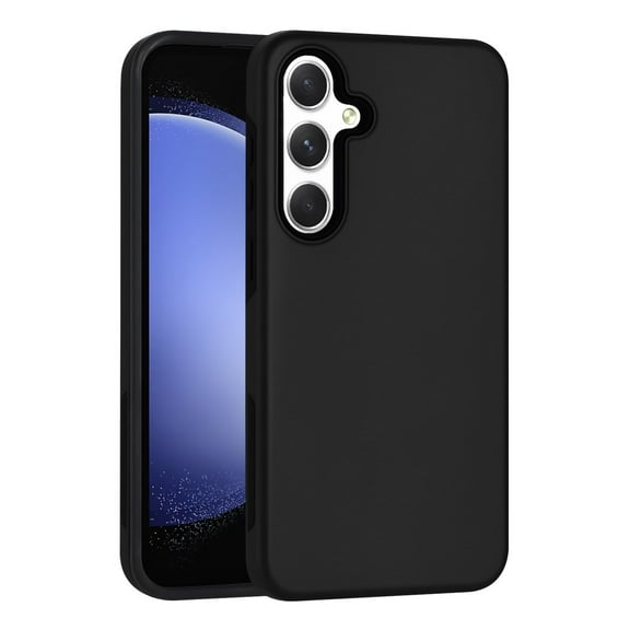 For Samsung Galaxy A55 5G / SM-A556 Impact Dual Layer Protective Shockproof Hybrid Case Cover Black