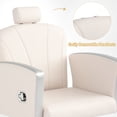 thumbnail image 6 of KIGOTY Barber Chair Reclining Salon Chair for Salonsfor Barbershop Hair Salon Spa Equipment,All Purpose Styling Chair with Heavy Duty Hydraulic Pump,White, 6 of 7