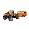 thumbnail image 1 of Xingzhi Jouets de Mini Camion Cadeau 1/64 Mini Camion Monstre Rc avec Remorque Lumières Rechargeables USB Voiture Rc 24GHz D, 1 of 6