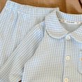 thumbnail image 7 of HFHAPW Kids Girls Pajamas Set Long Sleeve Button Down Pjs Sleepwear Loungewear 2 Piece Set for Daily,12-18 M, 7 of 7