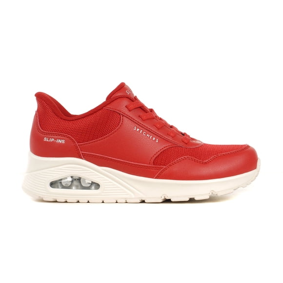 Skechers Women's Uno - Banksia Red/White Slip-Ins Shoes 177117.RED<span> - </span>8