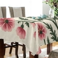 thumbnail image 4 of Yayeee Tablecloths for Rectangular Tables 54 x 54 inch Party Table Cover, Light Pink Flowers, 4 of 6