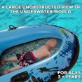 thumbnail image 2 of AQUAVUE Voyager, Clear Bottom Inflatable Raft, for Kids and Adults, 2 of 5