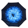 thumbnail image 3 of Floral Inverted Double Layer Umbrella, 3 of 3