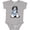AC-Heather Grey, variant on Inktastic B/w Parti Doodle Dog Boys or Girls Baby Bodysuit