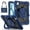 Navy+Black, variant on Dteck with Pencil Holder Case for iPad Air 13 inch 2025/2024,Heavy Duty Silicone Case 360 Degree Rotating Handle Stand Cover with Shoulder Strap for iPad Air 13-in. M3/M2,Navy Black