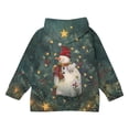 thumbnail image 5 of YUNAFFT Girls & Boys Christmas Print Hooded Sweatshirt with Zipper Pockets Casual Sporty Jacket 4-12Y, 5 of 6