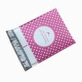 thumbnail image 5 of 50 #0 6x9 (Packed with Love from Us to You) Pink Dot Poly Bubble Shipping Mailers, 5 of 5