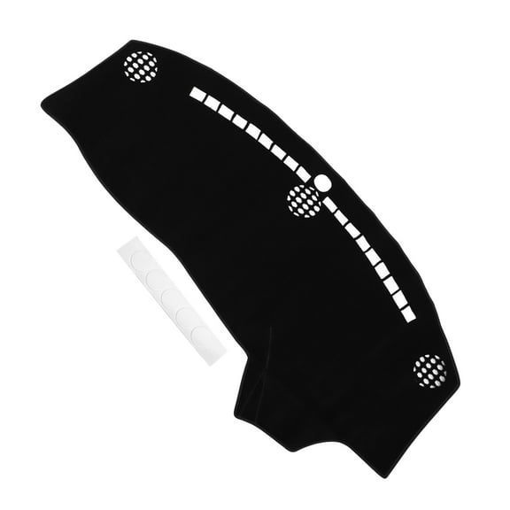 Unique Bargains Center Console Dashboard Cover for Dodge Challenger Accessories 2015-2024 Non-Slip Dash Cover Mat Polyester Silicone