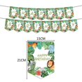 thumbnail image 2 of selva Animal León Tigre Thme Safaris Fte D'anniversaire Ensemble Drapeau Gteau Drapeau Ballon, 2 of 5