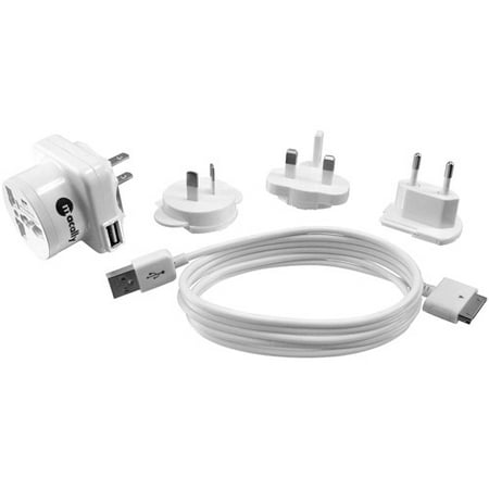 Macally Universal Power Kit with USB Port and 30-Pin to USB Cable