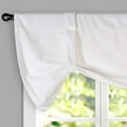 thumbnail image 3 of DriftAway  Velvet Room Darkening Rod Pocket Tie Up Valance Light Ivory, 3 of 7
