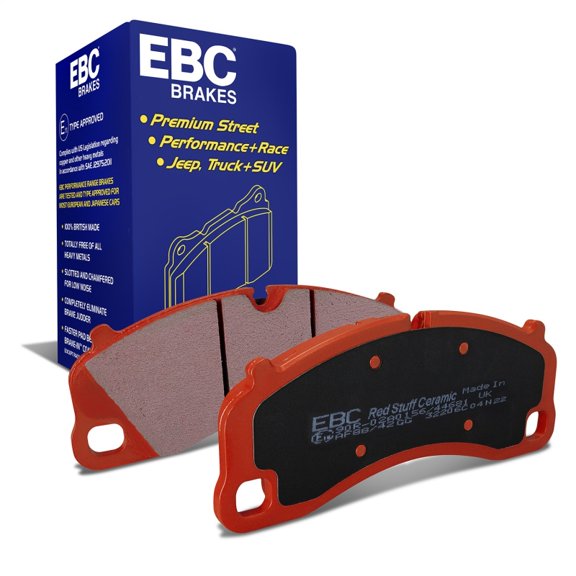 EBC Brakes Redstuff Premium Fast Street Pad for All Engine Sizes Fits select: 2020 PORSCHE 911 CARRERA S/CARRERA 4S, 2013-2014 PORSCHE 911 CARRERA S