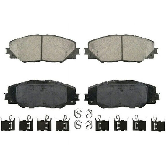Front Brake Pad Set - Compatible with 2006 - 2018 Toyota RAV4 2007 2008 2009 2010 2011 2012 2013 2014 2015 2016 2017