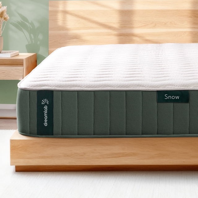 Colchón Snow Dreamlab 5°C Más Frío al Tacto Firmeza Media Memory Foam con Pocket Springs Colchón en Caja Queen