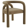 thumbnail image 5 of Modway Astrid Performance Velvet Upholstered Dining Chair in Camel, 5 of 9