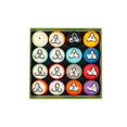 thumbnail image 5 of ASKA Grade A Boston Tri-Shield 2.25" Billiard Ball Set - 16 Regulation Size Pool Balls with Blue Target Cue Ball, 5 of 5