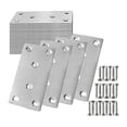 thumbnail image 1 of Mending Plate Flat Brace, Flat Straight Brackets Metal Mending Plate, 1 of 5