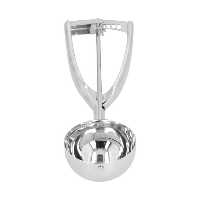 QIILU Ice Cream Scooper, Stainless Steel Ice Cream Scoop For Restaurant For Kitchen