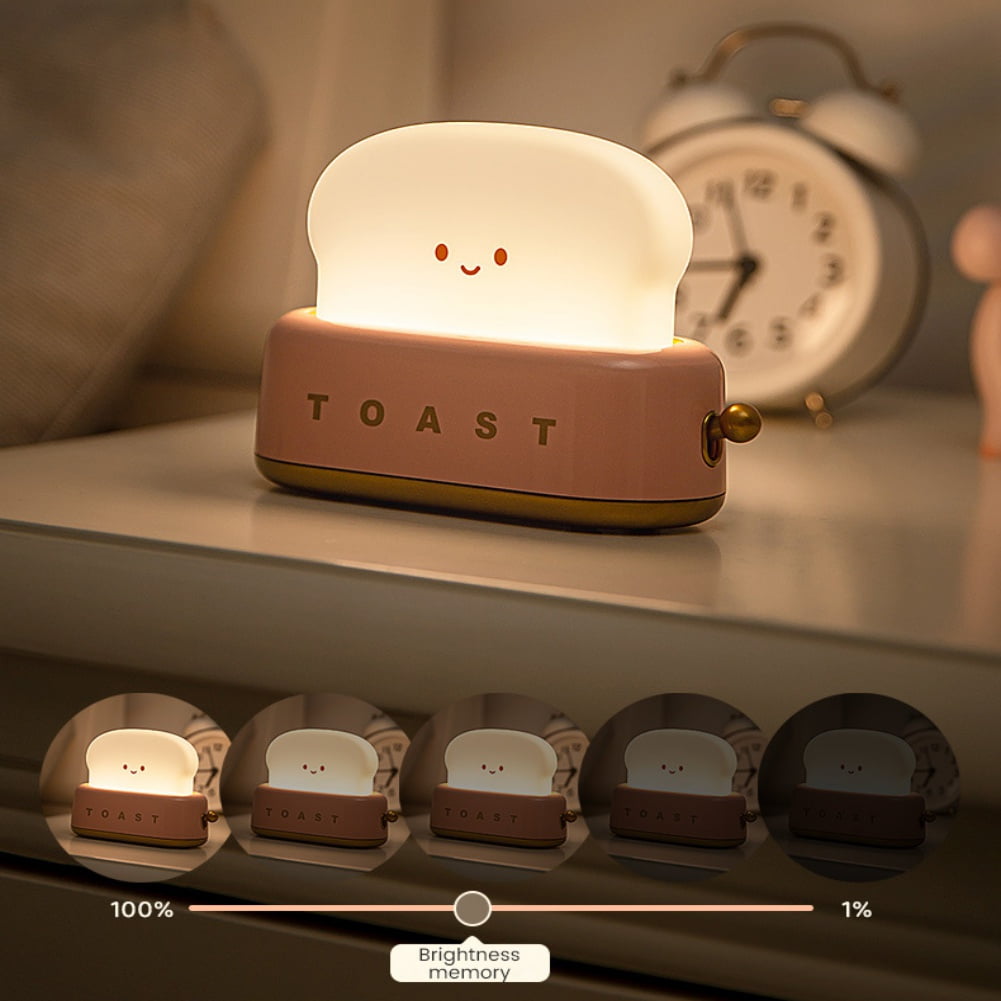 Night Light for Kids, Silicone Sensor Pat Light, Bear Lamp Cute Lamp, Silicone Dimmable Nursery Nightlight, Bedroom Home Decoration Bedside Lamp for Breastfeeding