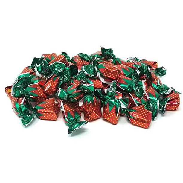 Hard Candy Arcor Strawberry Bon Bon Filled 3 Pounds Bag Walmart Com