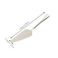 thumbnail image 3 of Stainless Steel Pie Server Set - Serrated Edge, Dishwasher Safe for Parties, 3 of 8