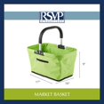 thumbnail image 3 of RSVP Market Basket, Turquoise, 3 of 5