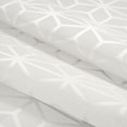 thumbnail image 2 of Safdie & Co. Rideau Tissé Noir Total 54X84L Blanc Geo, 2 of 2