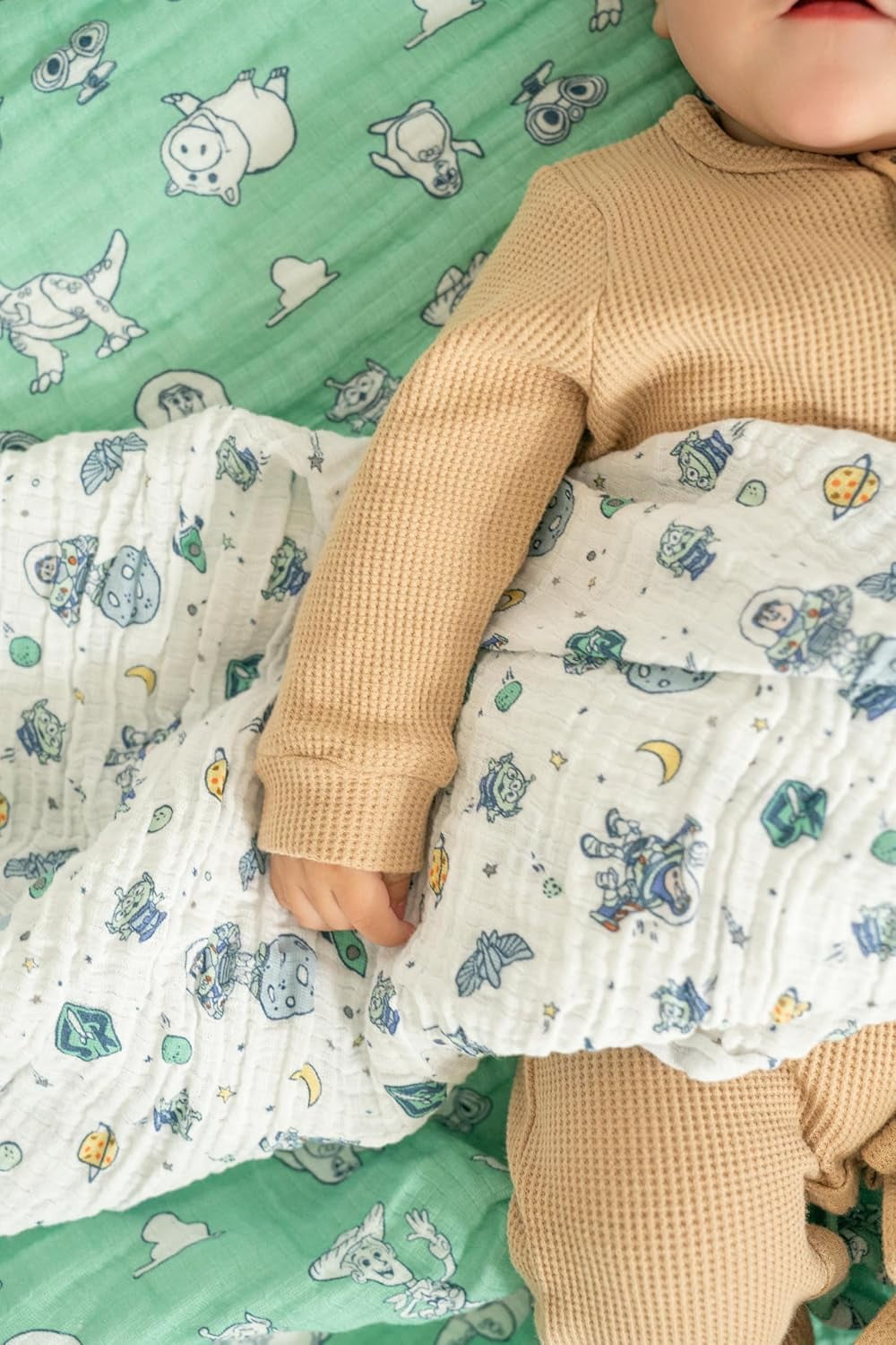 aden + anais Disney essentials cotton muslin swaddle blanket 4 pack